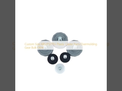 맞춤형 크기 ABS/PS/TPU 플라스틱 캐스터 부품 오버 폼딩 기어 OEM 대량